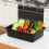 Plastik busboks, sort, 23 l, 4 stk. 5