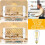 Ampoule Edison à intensité variable 3000K 12W 1200LM E26ST64 Verre transparent 4