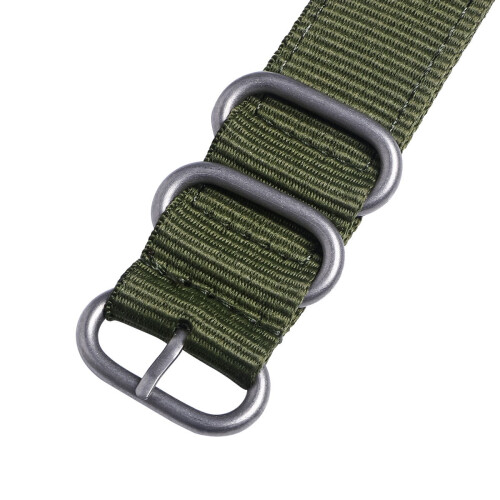 Nylon Watch Strap Green 22 mm for Men 2