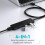 Concentrador USB 3.0 de 4 puertos con cable de 1,2 metros. 2