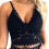 Μαύρο Κεντημένο Σουτιέν Ασύρματο Γυναικείο Comfort3XL 2
