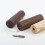 4pcs Solid Wood Coat Hook Nordic Style Simple Black Walnut Coat Hook Creative Wall Coat Wooden Hook 6