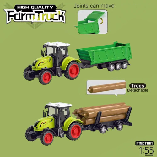 Dětský traktor s vagónem, věk 3+ 2