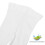 Witte, gladde, elastische, voetloze panty's voor dames (2 paar) 3