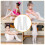 Witte, gladde, elastische, voetloze panty's voor dames (2 paar) 8