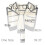 Stribet dameponcho med afslappet pasform, beige, 1 stk. 2