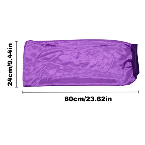 Satin Sömnmössa för långt tjockt hår Rosa Extra Lång 2