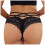 Dame blonde bikinitruse med kryss, 3-pakning 4