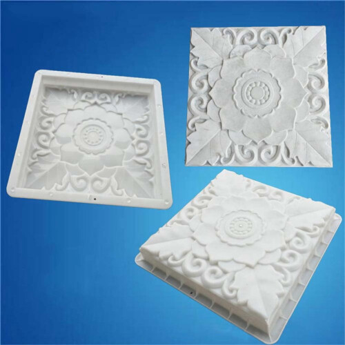 Pretyzoom paving moulds plastic ancient style lawn 1 set 1