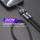 USB-C telefonsnor240W hurtiglading7mm nylon 2