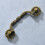 Skuffehåndtak i antikk bronse, senteravstand 7,6 cm 6