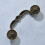 Skuffehåndtak i antikk bronse, senteravstand 7,6 cm 7
