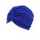 Royal Blue Solid Turban Headwrap1PC 4