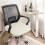 Housse de tabouret de bar ronde en jacquard avec élastique orange 2