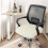 Housse de tabouret de bar ronde en jacquard avec élastique orange 3