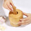 Bamboo Garlic Press with 320ml Jar and Lid 6