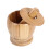 Bamboo Garlic Press with 320ml Jar and Lid 7