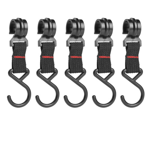 S-formade perforerade krokar i rostfritt stål, 5-pack 1