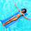 Matelas gonflable rose pour piscine (1 pièce) 5