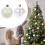 Jumbo-Glitzer-Weihnachtskugeln aus bruchsicherem Kunststoff 6