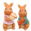 2PCS Easter Rabbit Decorations, Bunny Ornaments for Outdoor Garden, Lawn, Tabletop – Compatible with Easter 2