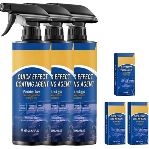 3 sprays coating auto, 250ml