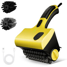 Electric Grill Clean Brush, Cordless Rechargeable BBQ Cleaner