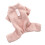 Winterlicher Plüsch-Hundeoverall für Chihuahuas, rosa 2