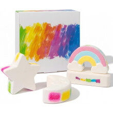 4 Stuks Regenboog Badbommen - 2026, Badaccessoires