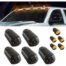 No Drill Solar Truck Cab Lights, 7 Color Vibration Sensor