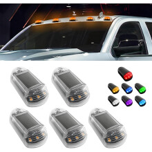 No Drill Solar Cab Lights, 7 Colors Colorful Light Shell