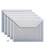 Snap Closure Plastic File Folders A4 Clear 10 PCS 2
