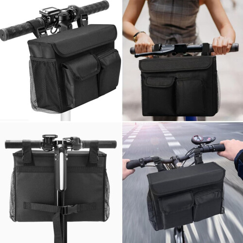 Τσάντα Mobility Scooter, μαύρη, με οργανωτή για φορητό υπολογιστή 14 ιντσών 2
