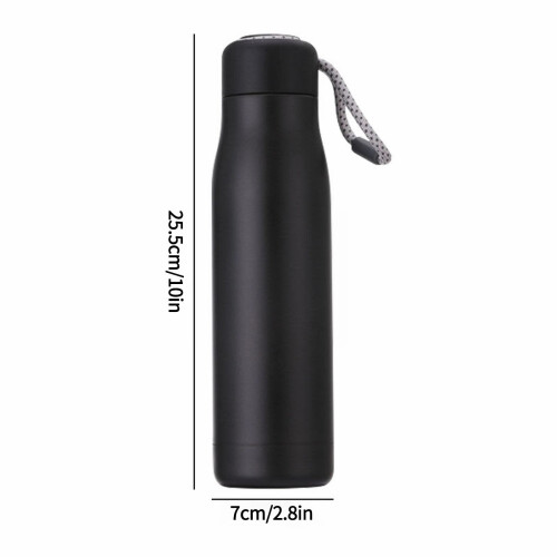 Szigetelt rozsdamentes acél vizespalack 550ml 1