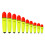 Visdobber van schuim, 4 stuks, 10-120 g 6