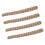 Jute-Gardinenhalter aus Edelstahl, 4er-Pack 6
