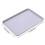Bandeja rectangular de plástico gris de 24x34 cm (1 unidad) 3