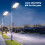 Poste de luz solar externo LED de ângulo amplo com sensor de movimento 8
