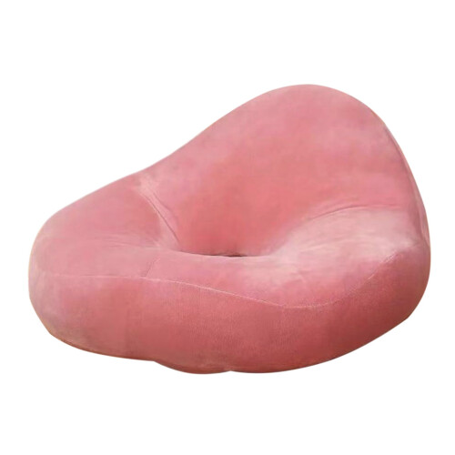 Roze bureaustoelkussen, ademend, wasbaar, donutvormig 1