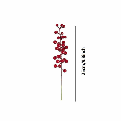 Tulpini artificiale de fructe de pădure bordo, decor festiv, 12 buc. 2