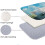 Cute cat pattern 416 Non-Slip Memory Foam Bath Rug: Absorbent, Quick-Dry, Machine Washable, Soft & Comfortable - M 5
