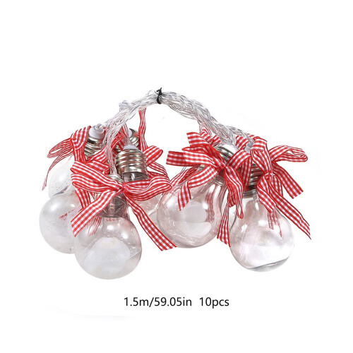 LED bow wishing bottle string lights 10-LED 5FT 2