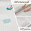 Protège-matelas imperméable Twin XL blanc extensible, adapté aux 4