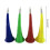 Plastic Trumpet Horn Toy 9 Inch 2
