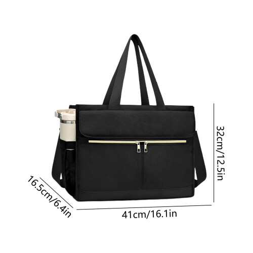 Isolierte Lunchtasche mit Laptopfach, 1 große Tasche 2