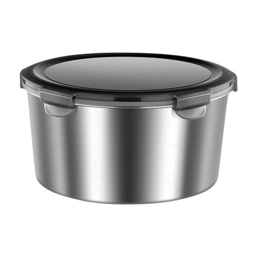 Rustfri stålbeholder til madopbevaring med låg 600 ml 1
