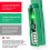 Alicate de crimpagem e decapagem de fios com detector de voltagem 8 em 1 4