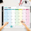 Tisch- oder Wandkalender 2026, 12 Monate, großes liniertes dickes Papier 6