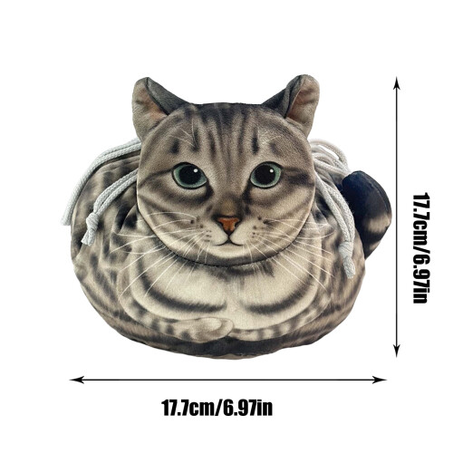 Neceser con cordón en forma de gato (1 unidad) 1