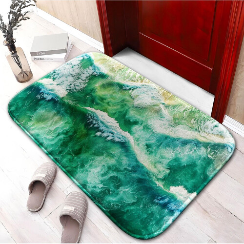 Beach Waves badetæppe skridsikkert memory foam lille 1